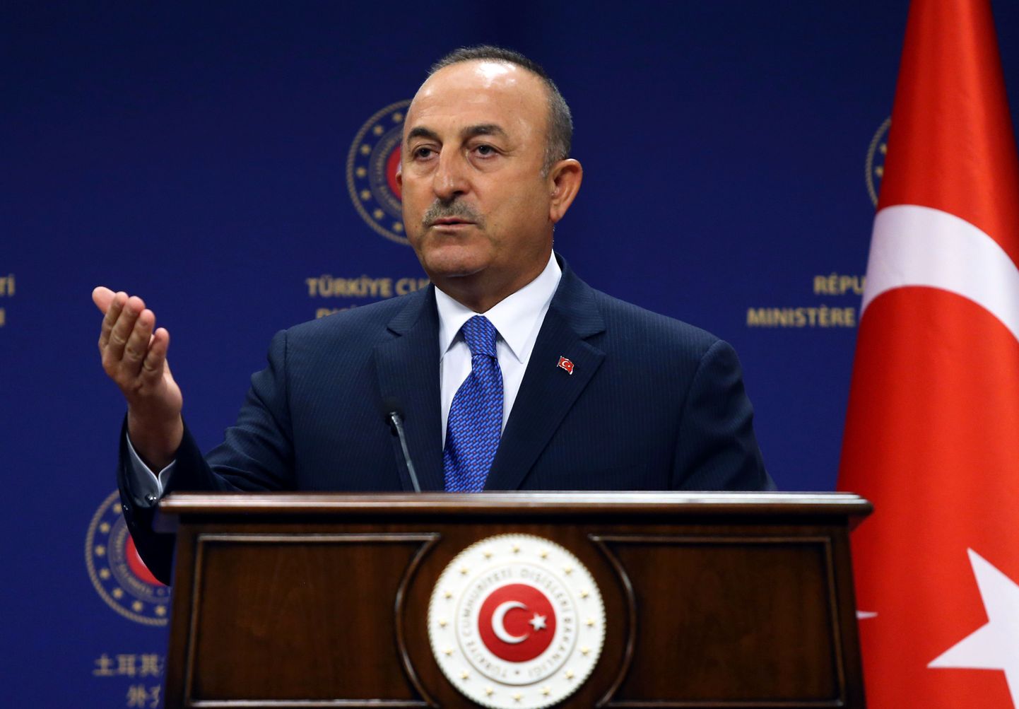 Turcijas ārlietu ministrs Mevlits Čavušolu
