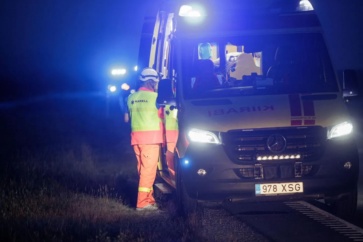 Kiirabi toimetas kannatanu haiglasse. Pilt on illustreeriv.
