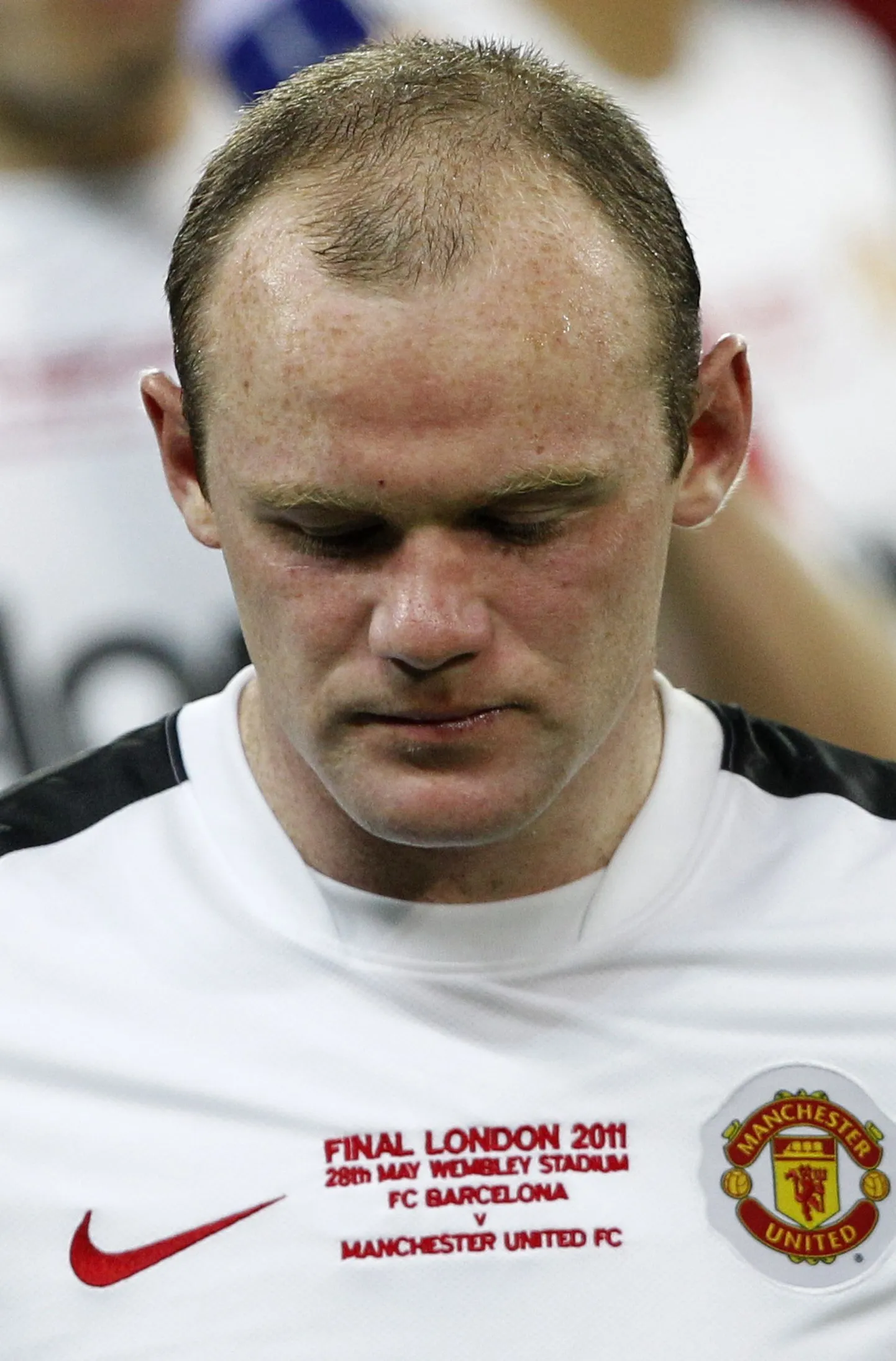 Wayne Rooney enne juuste siirdamist.