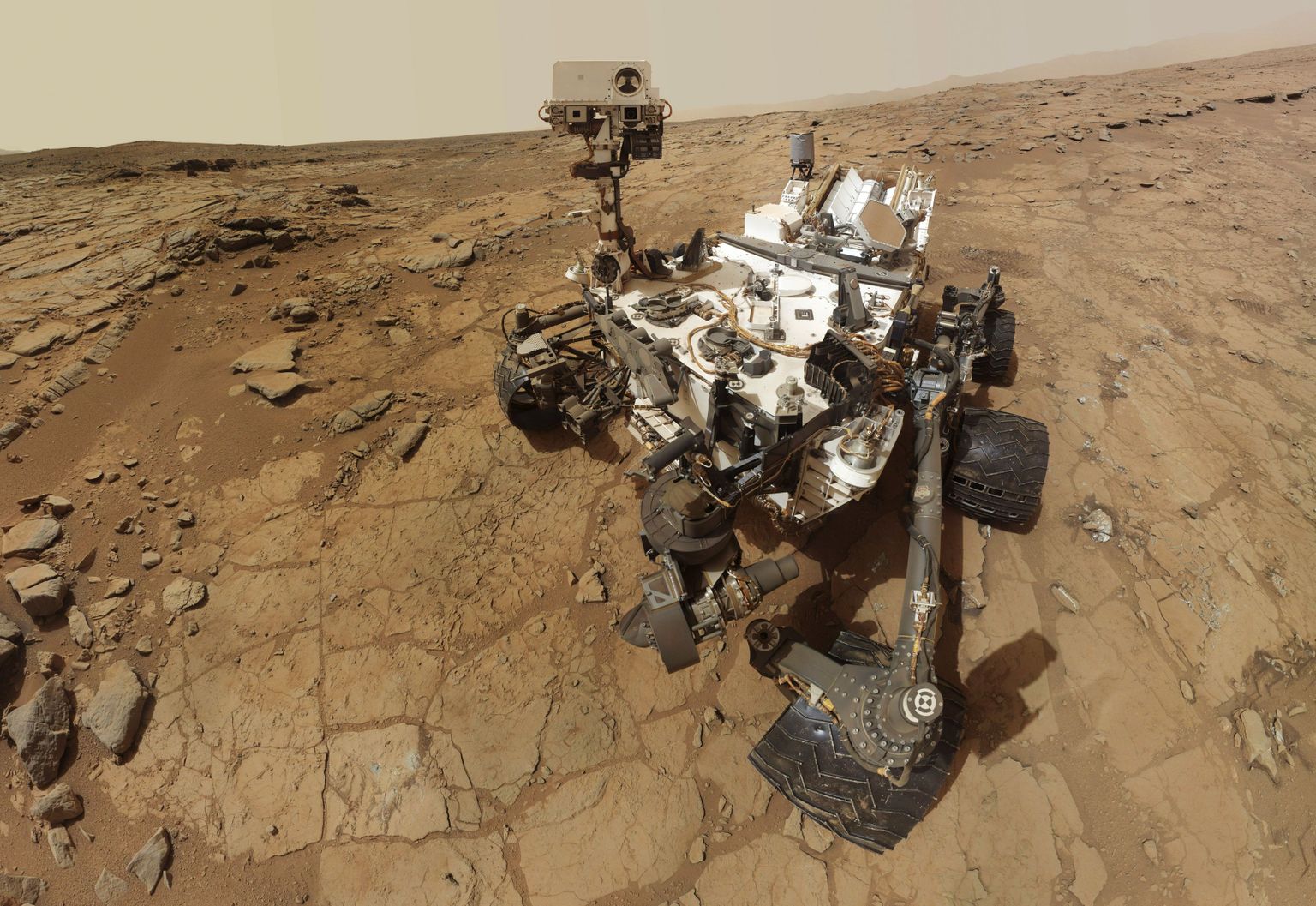 NASA Marsikulgur Curiosity.