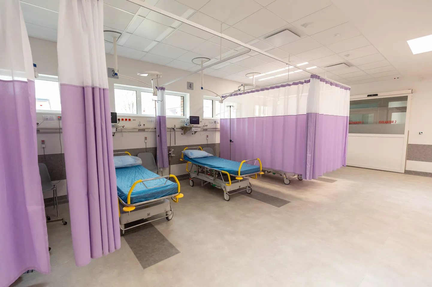 Järvamaa haigla uue EMO osakonna üks ruumidest