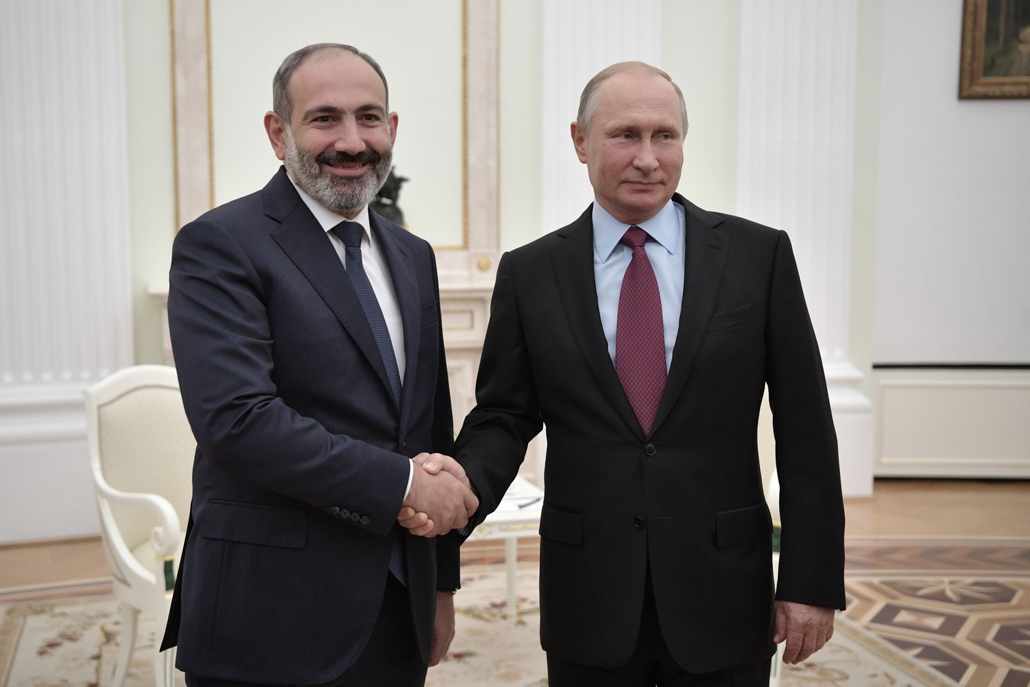 Nikol Pašinjani ja Vladimir Putini kohtumine.