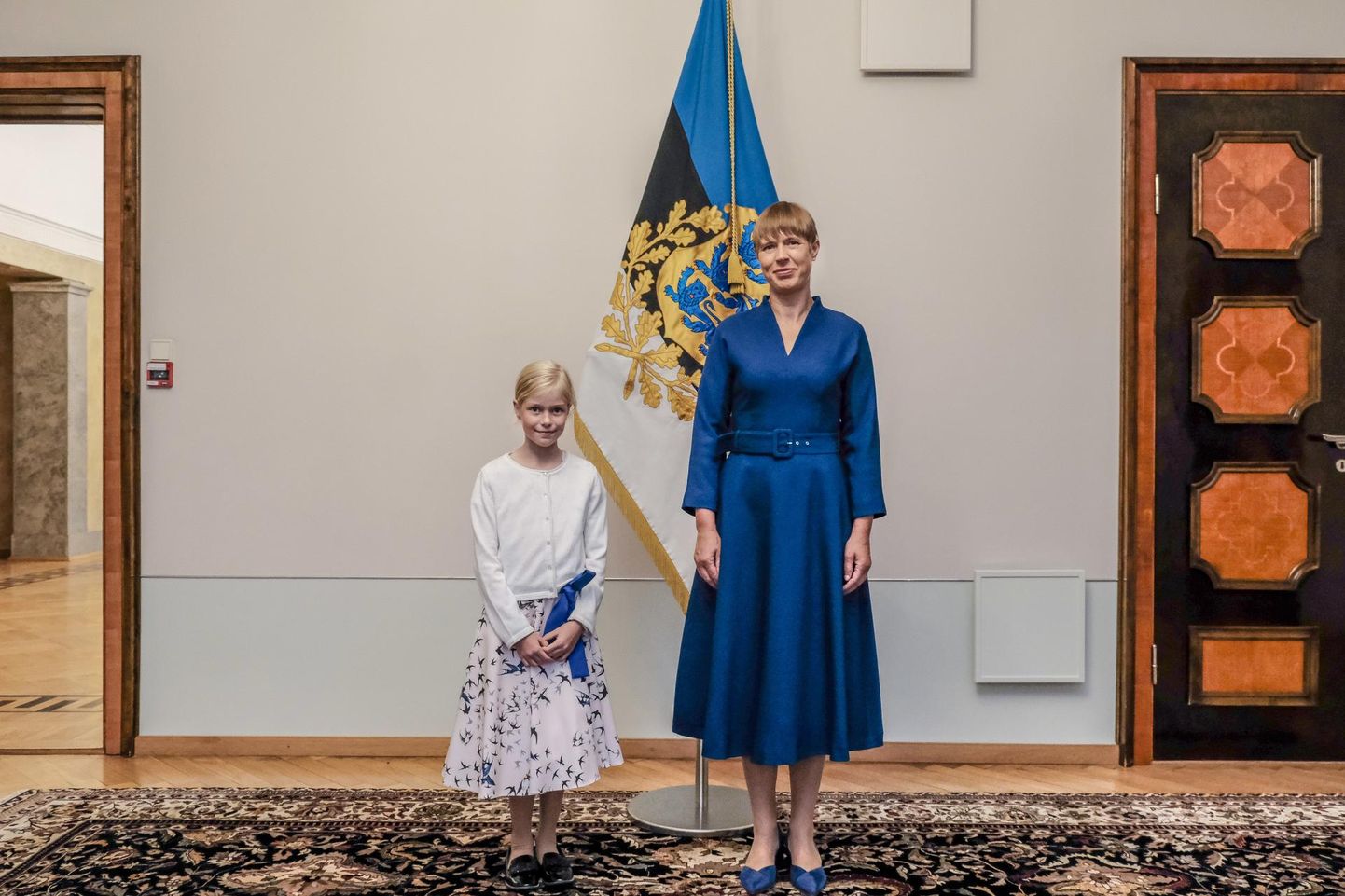 Aileen veetis päeva koos oma suure eeskuju president Kersti Kaljulaidiga.
