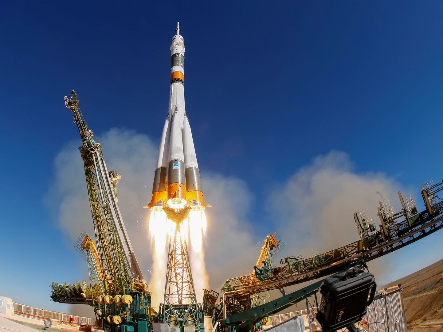 Sojuz MS-10 start.