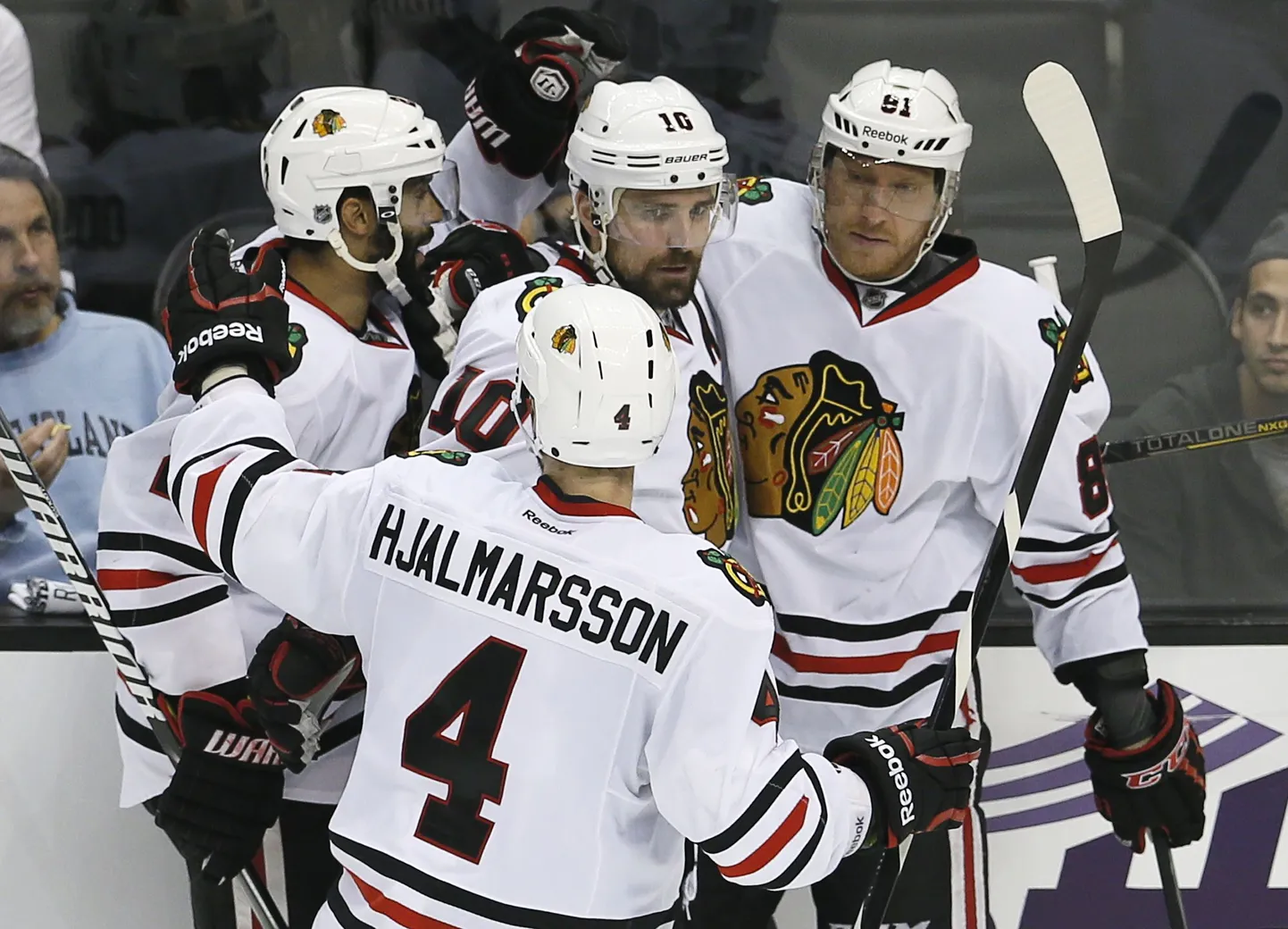Chicago Blackhawksi mängijad.