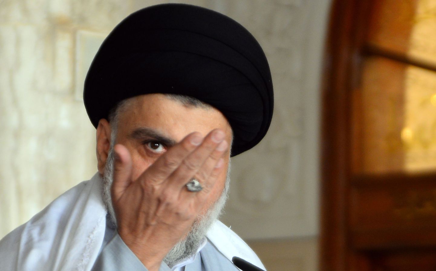 Iraagi mõjukas šiialiider ja vaimulik Moqtada al-Sadr.