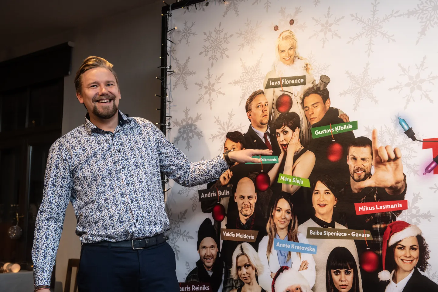 Jaungada svinības kopā ar Māri Martinsonu un komēdijas “Jaungada taksometrs” aktieriem