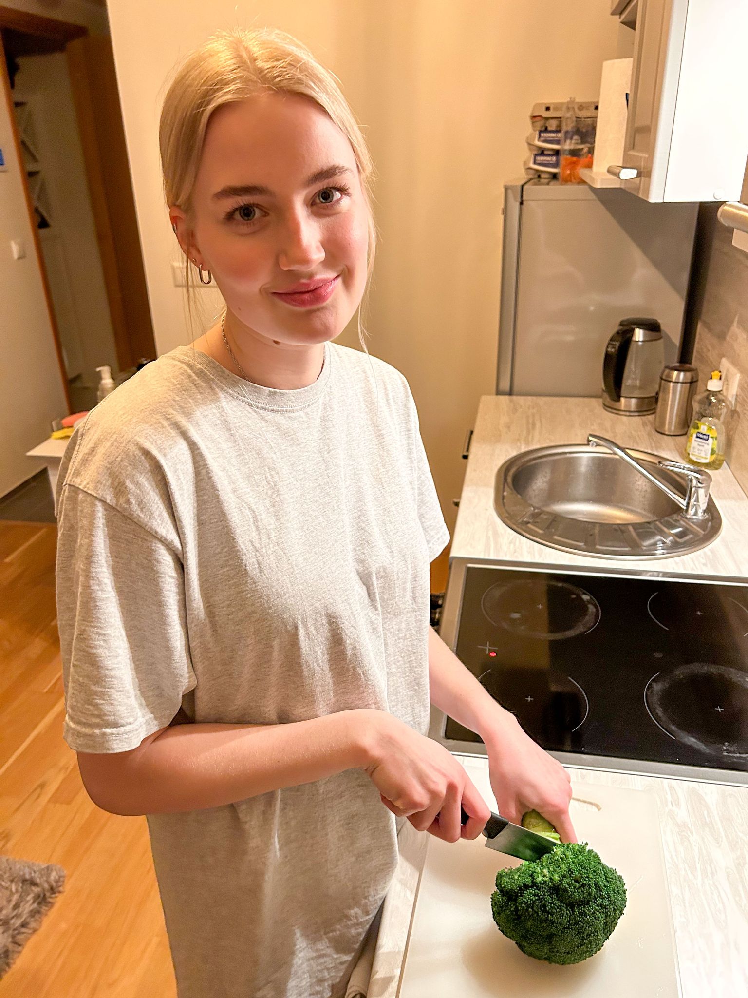 PIGEM EBAÕNNESTUS: Terve brokoli keetmise häkki Eva Ratas enam proovida ei soovi.