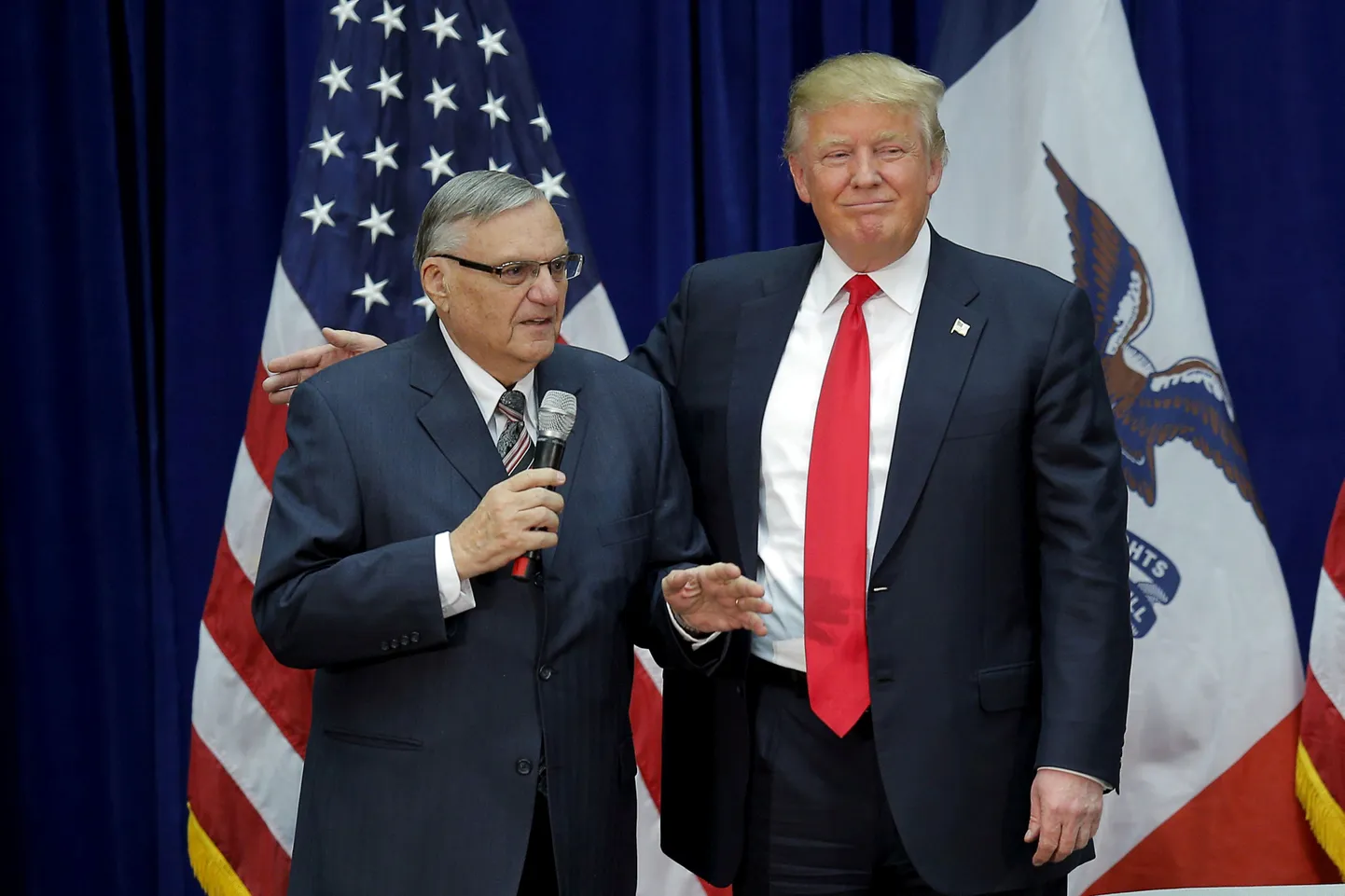 Arpaio ja Trump.