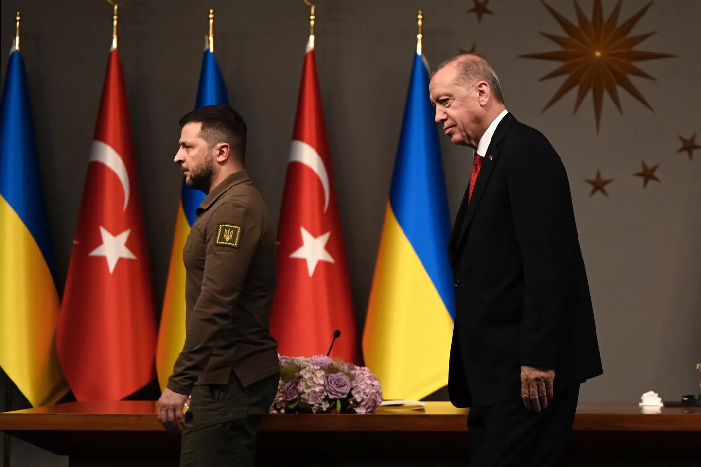 Türgi president Recep Tayyip Erdogan ja Ukraina president Volodõmõr Zelenskõi kohtusid Istanbulis