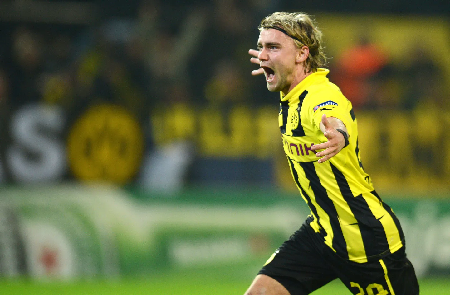 Marcel Schmelzer tähistamas Madridi Realile löödud väravat
