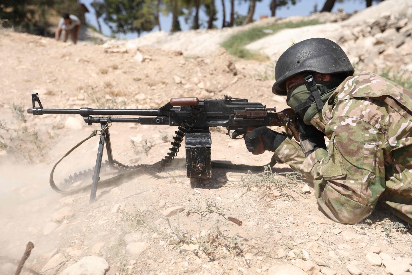 Süüria sõdur lahingupositsioonil.