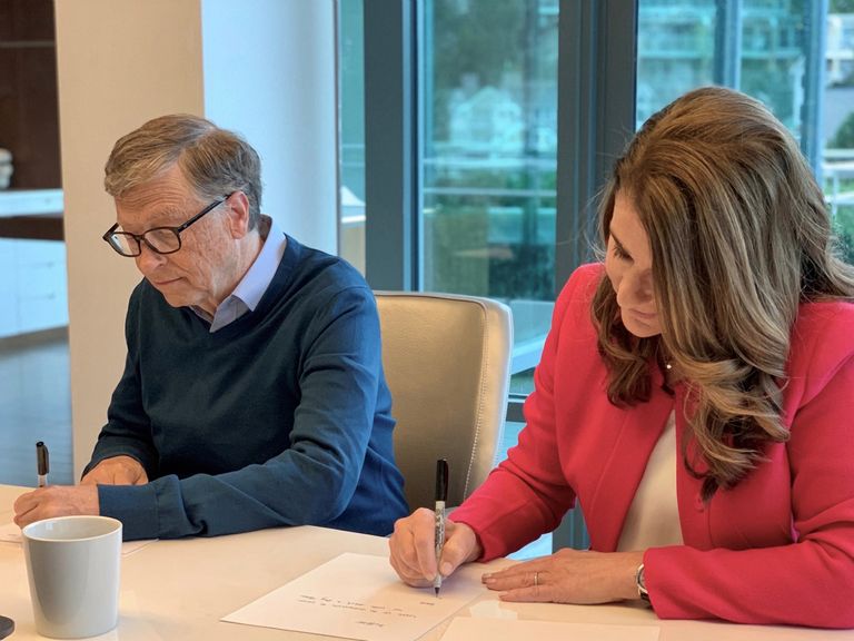 Bill ja Melinda Gates veebruaris 2019 oma fondi hoones Seattle'is