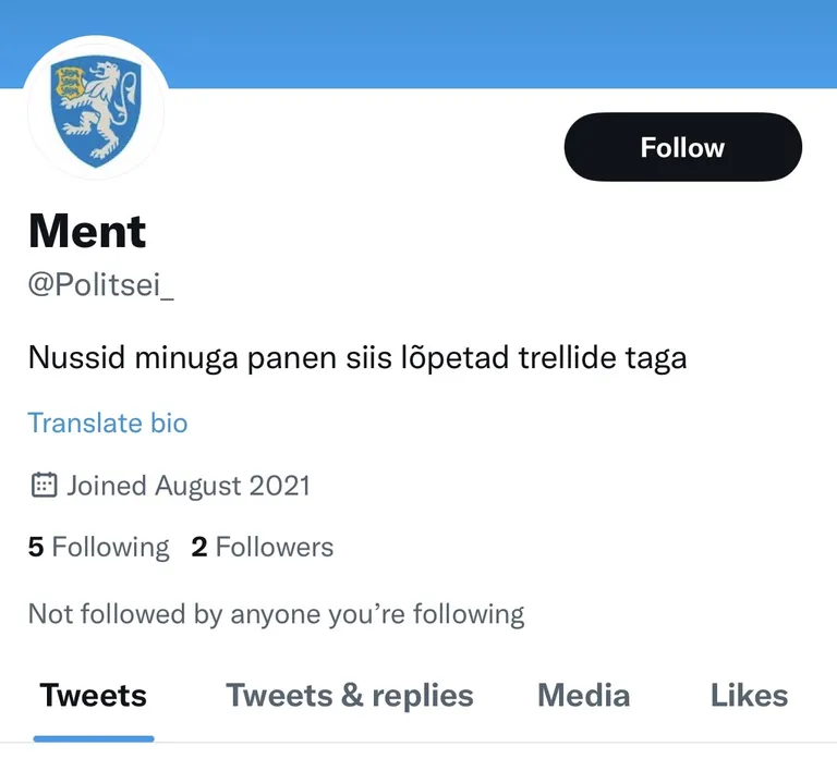 Twitterisse loodud libaleht.
