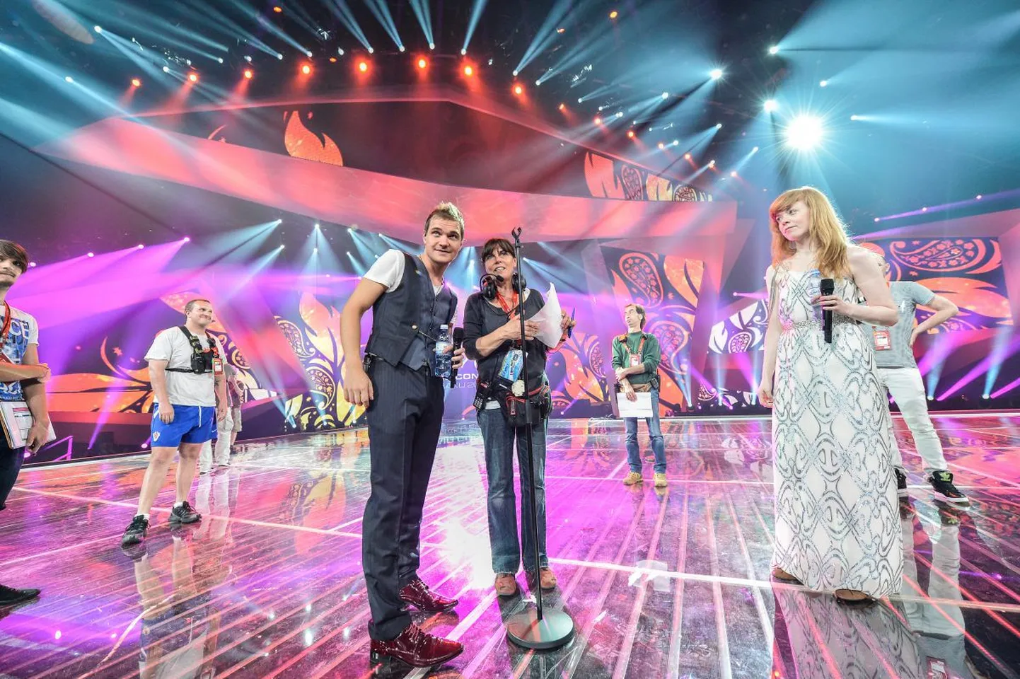 Ott Leplandi esimene lavaproov Eurovisiooni poolfinaaliks.
