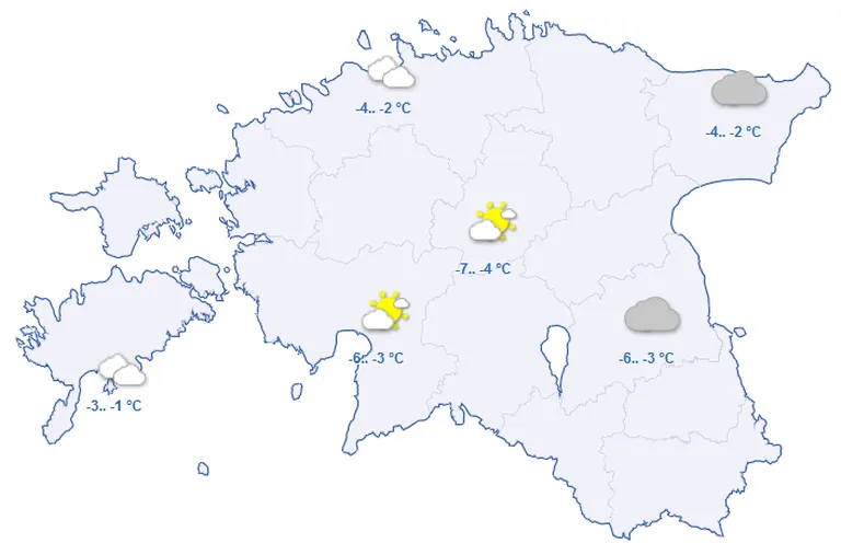 Ilm esmaspäeval