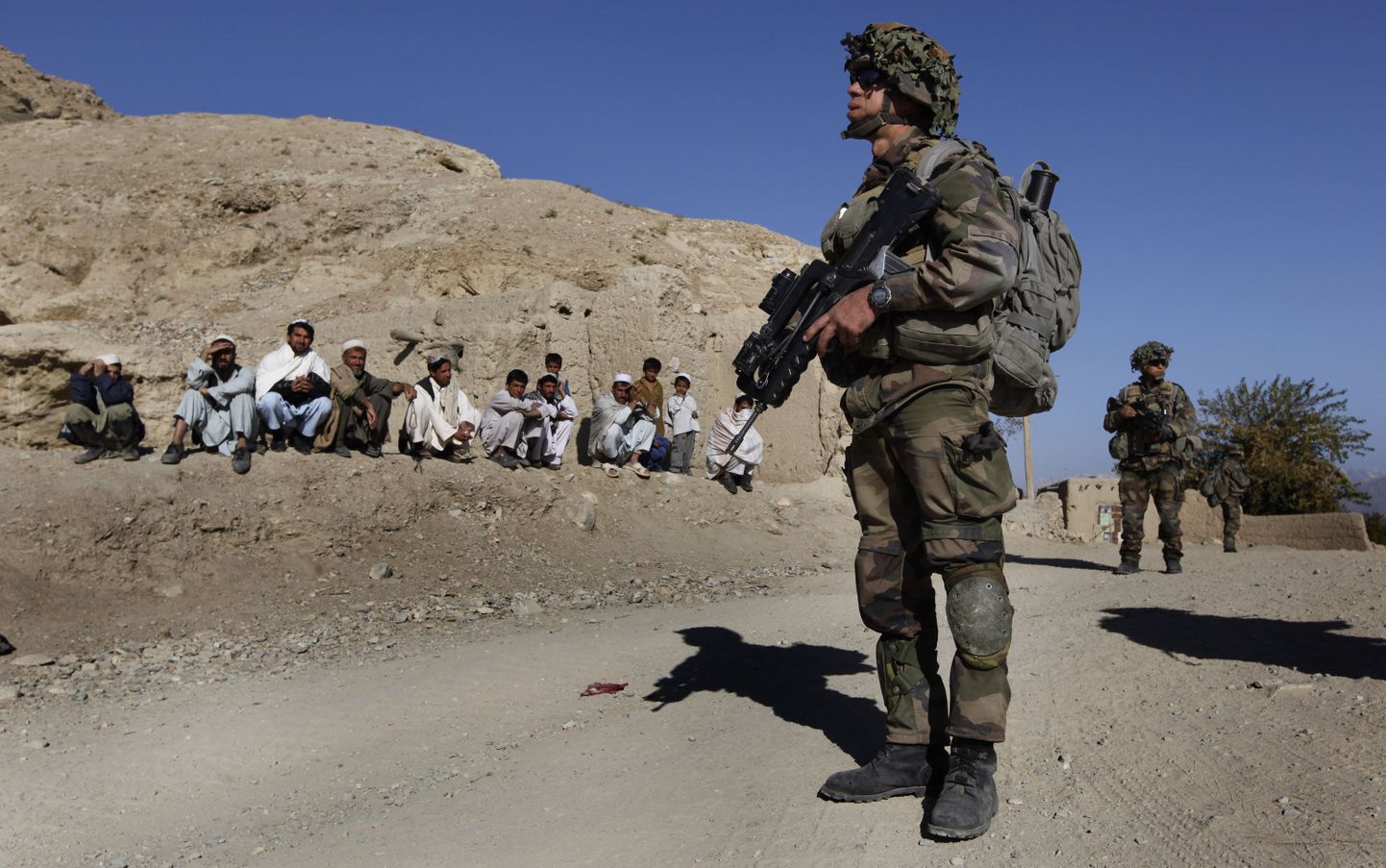 Prantsuse sõdurid Afganistanis.