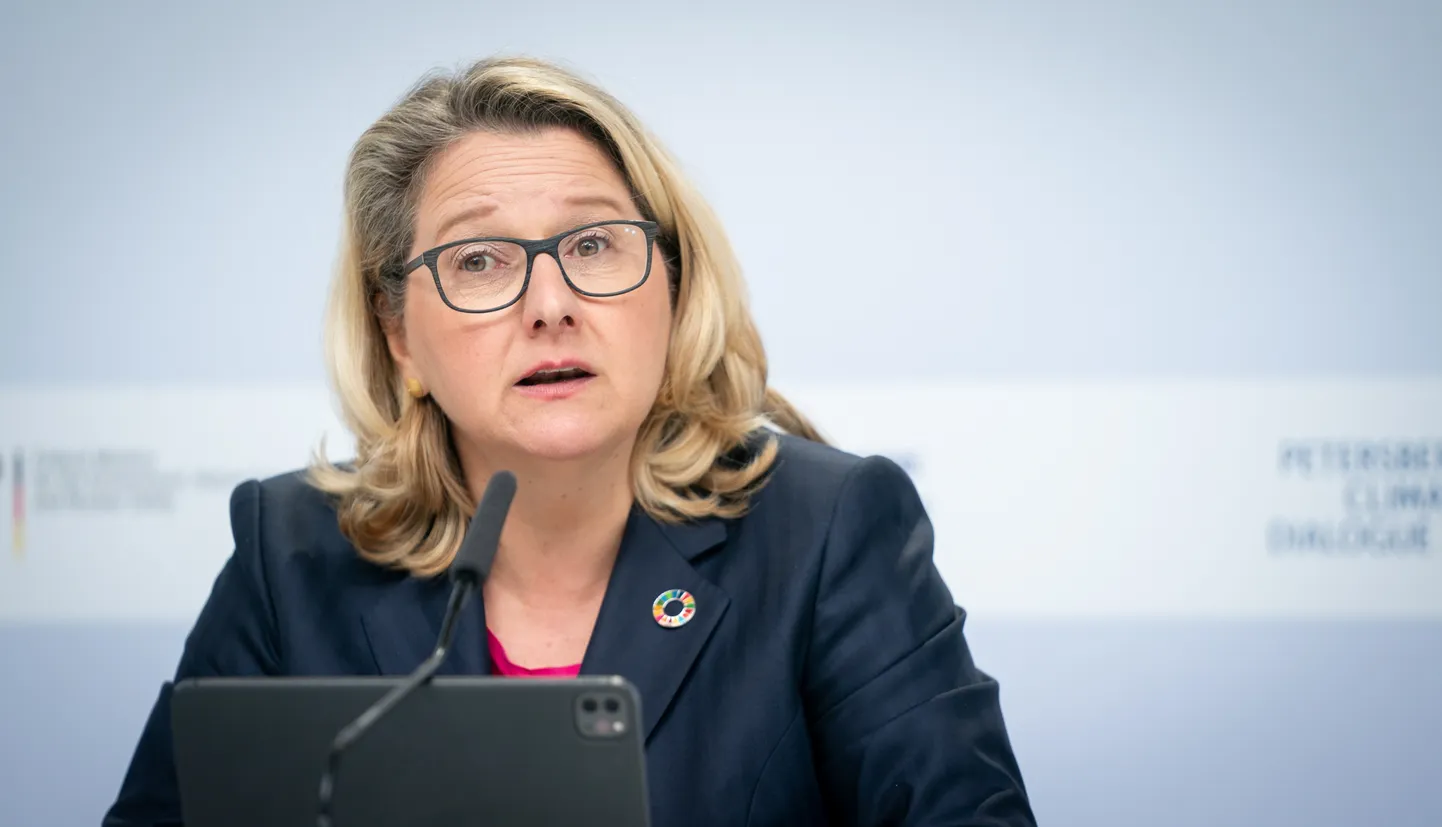 Vācijas vides ministre Svenja Šulce