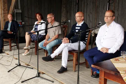 Presidendiks pürgijad debateerivad. Foto:
