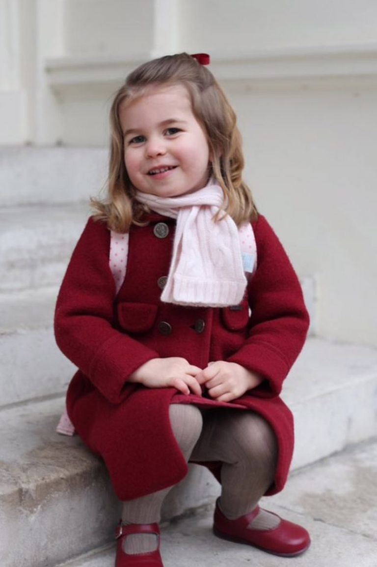 Printsess Charlotte esimest päeva lasteaias.