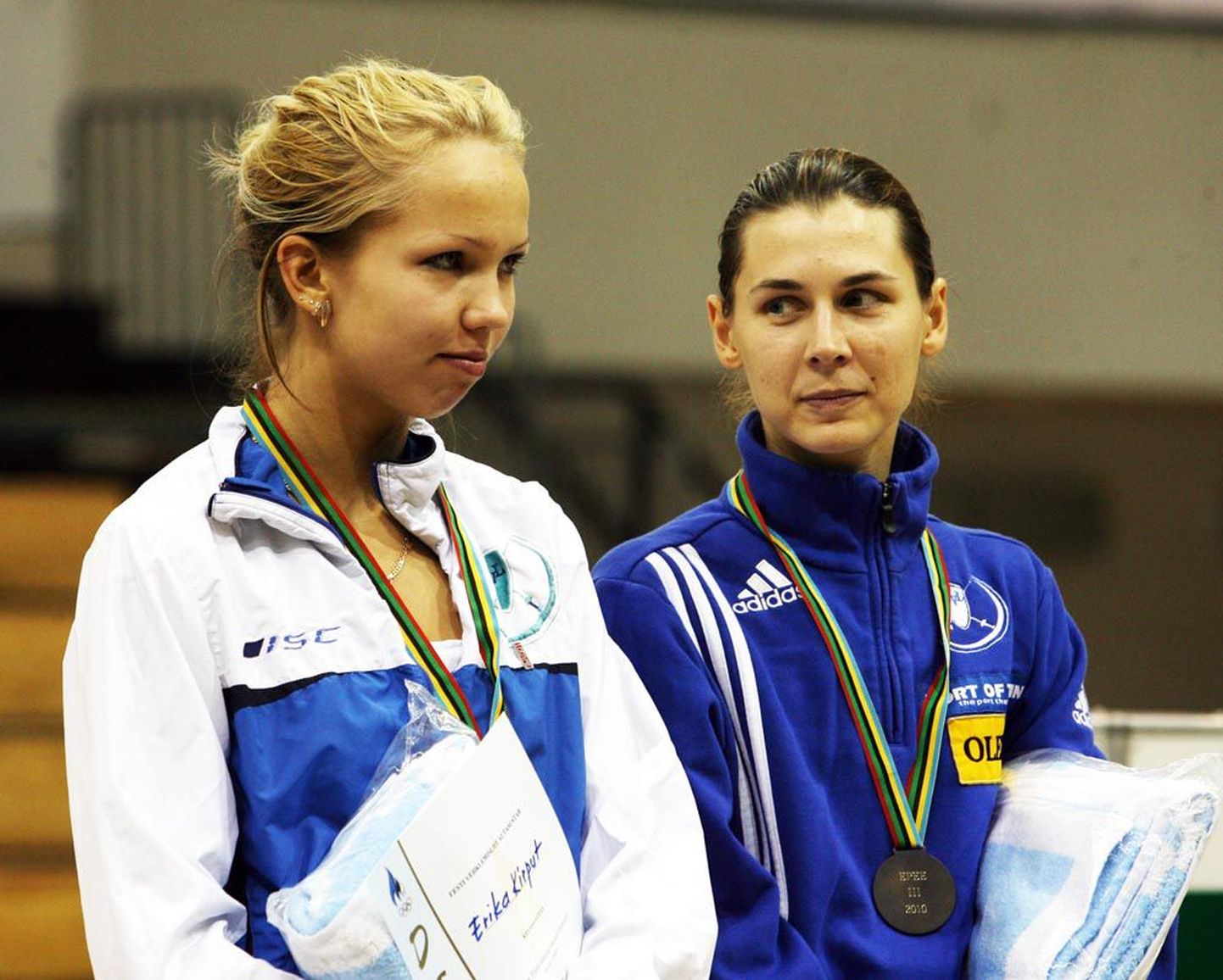 Erika Kirpu (vasakul) saab veel olümpiapääset püüda, kuid Irina Embrichi jaoks on selleks korraks OM-unistus kustunud.