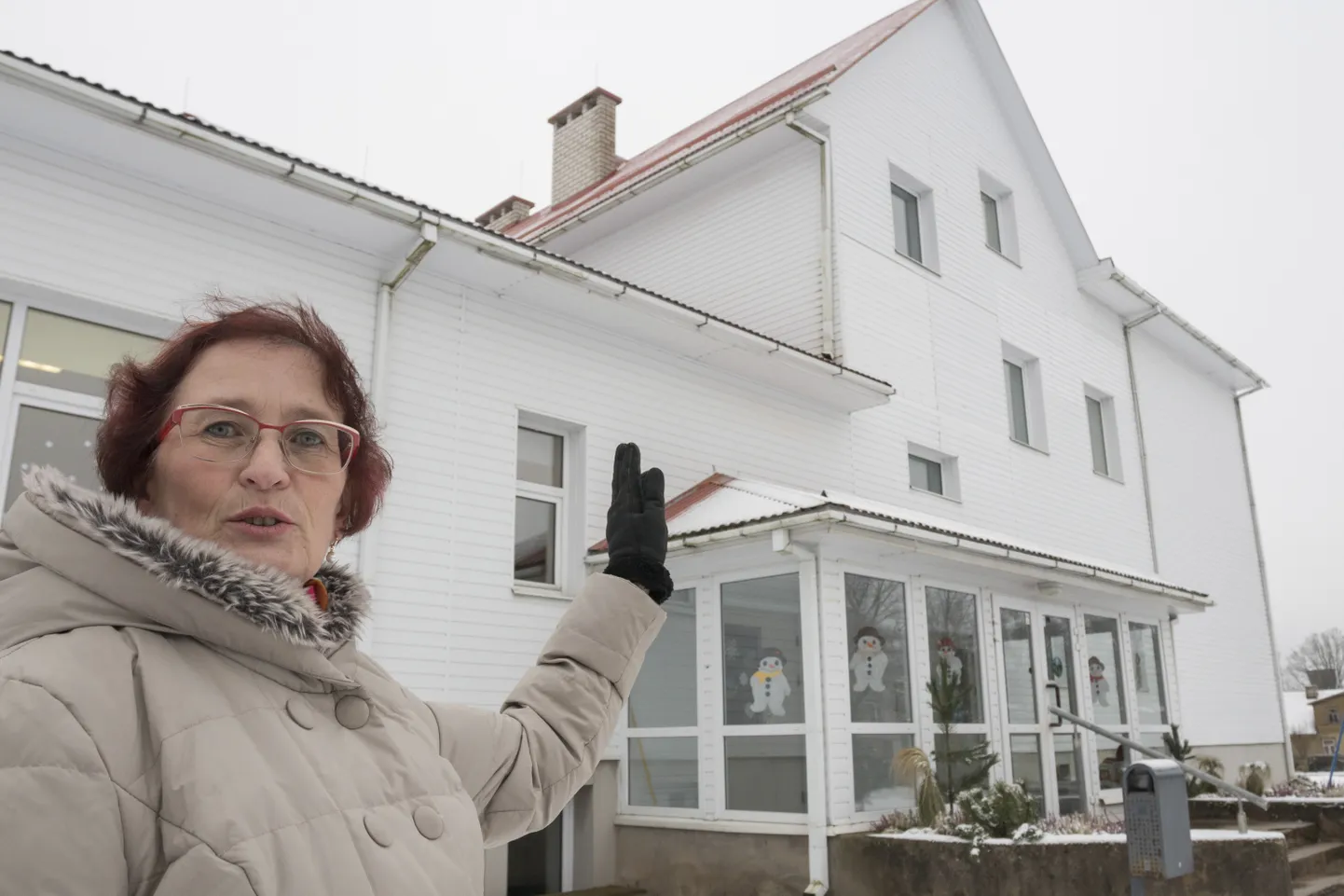 Suure-Jaani lasteaed Sipsik näeb praegu välja selline. Lasteaia juhataja Tiiu Savelli on väga rõõmus, et maja uuenduskuuri läbib.