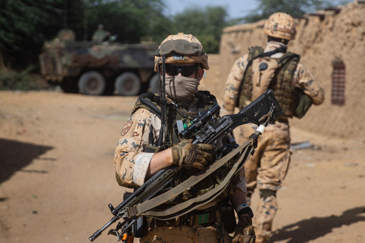 Миссия Сил обороны Эстонии в Мали. ФОТО: Силы обороны