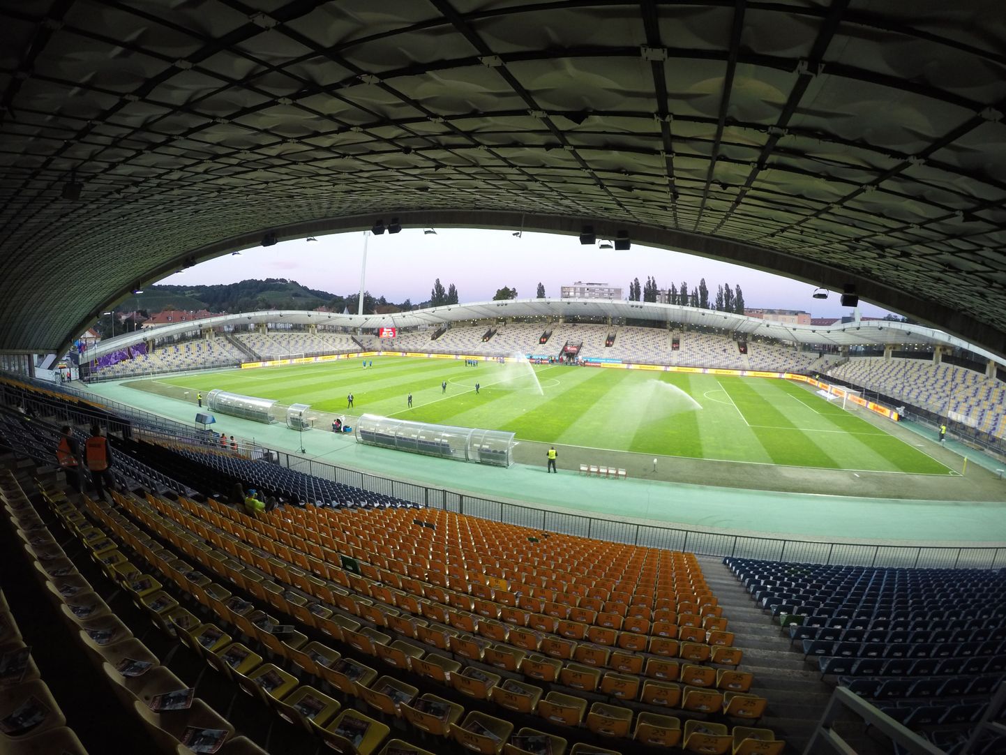 Стадион в Мариборе.
