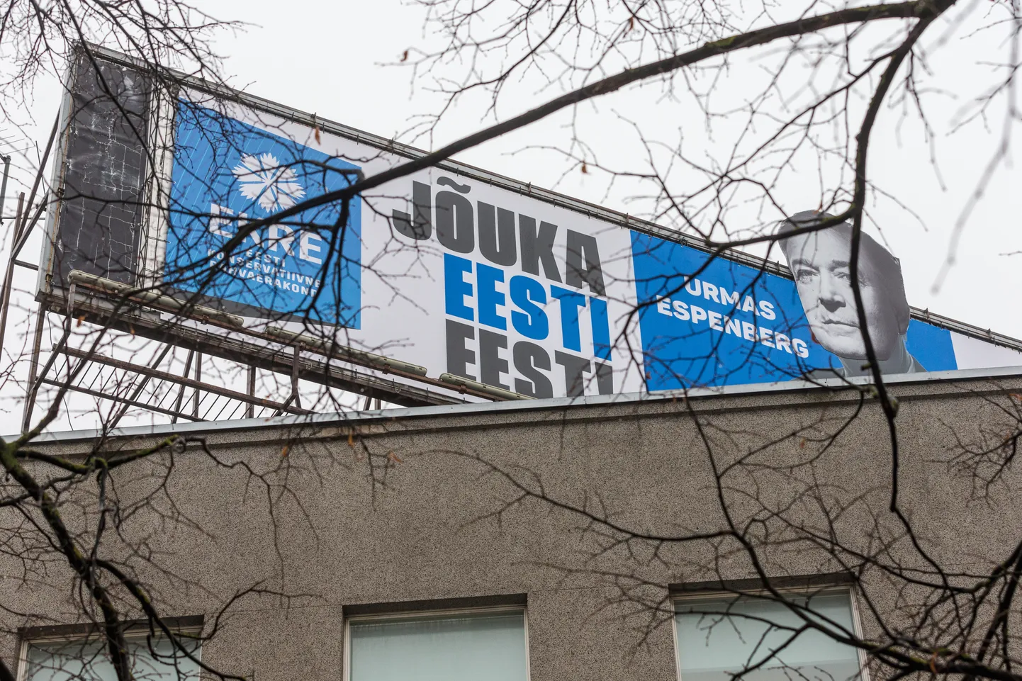 Election posters in Tallinn.