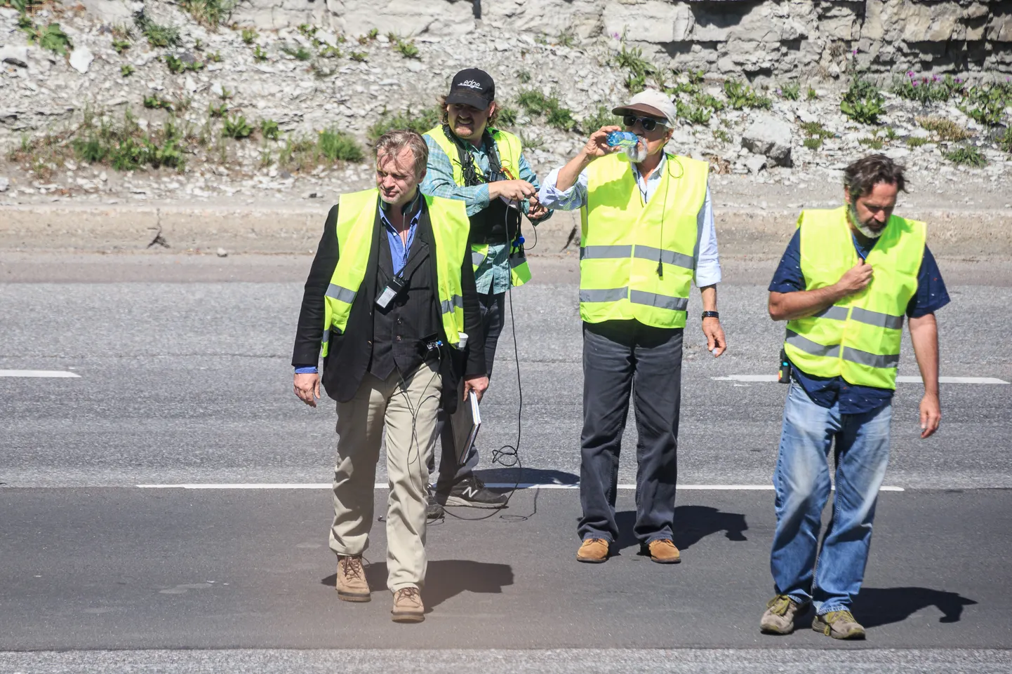 Filmivõtted Laagna teel tõid kaasa kontserdi lauluväljakul.