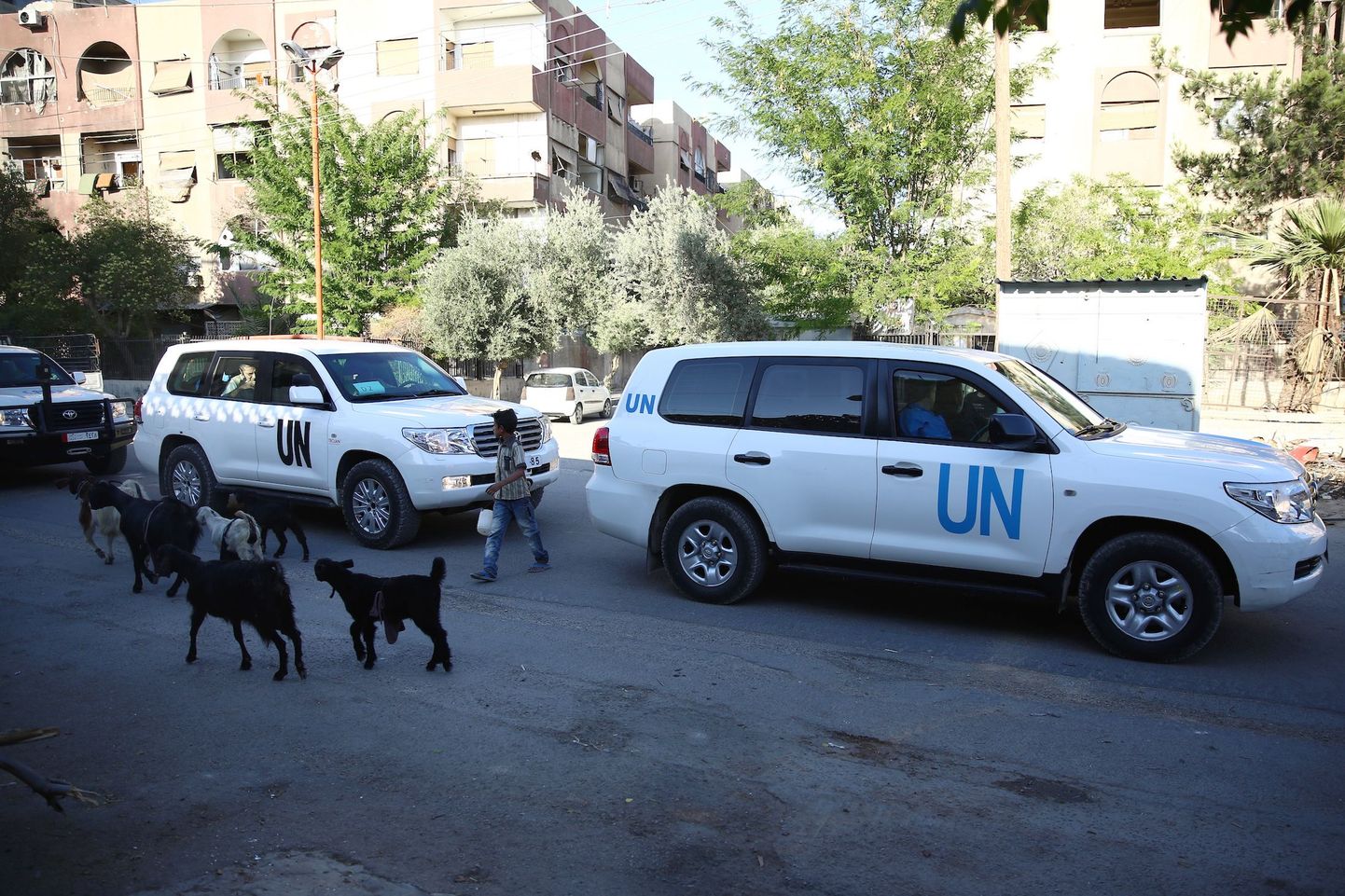 ÜRO autod Doumas.