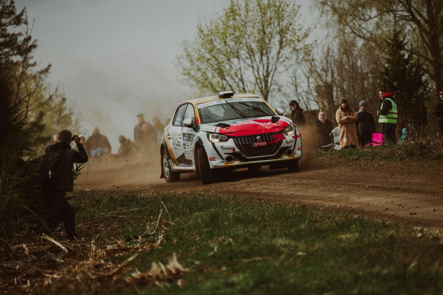 Peugeot 208 Rally 4ga Rapla rallil kihutanud Karl-Markus Sei ja Martin Leotoots jäid saadud kogemustega rahule.
