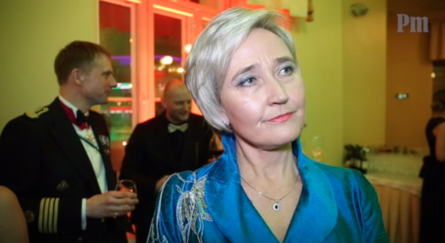 Marianne Mikko presidendi vastuvõtul.