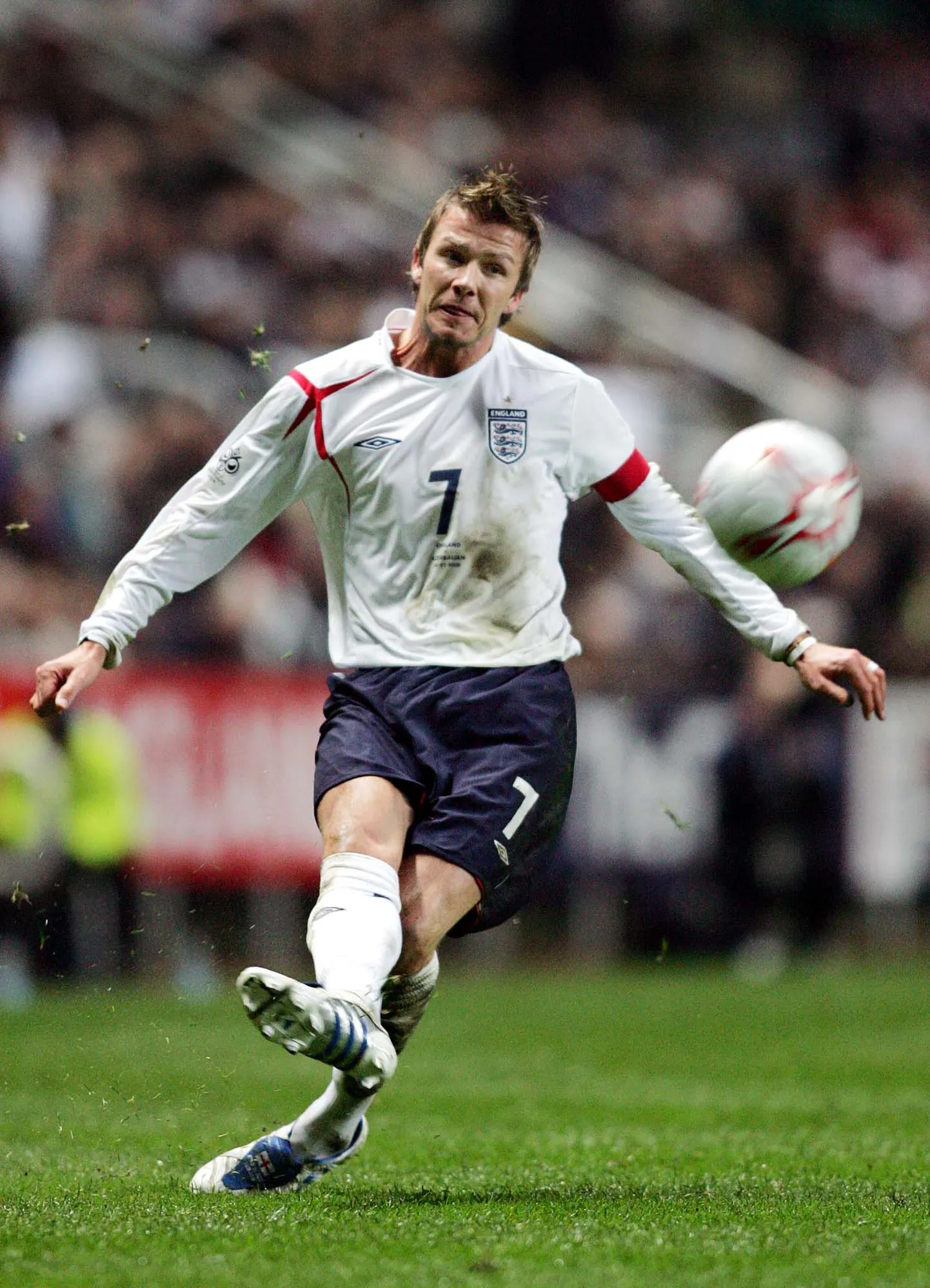 David Beckham karistuslööki soorimatas.