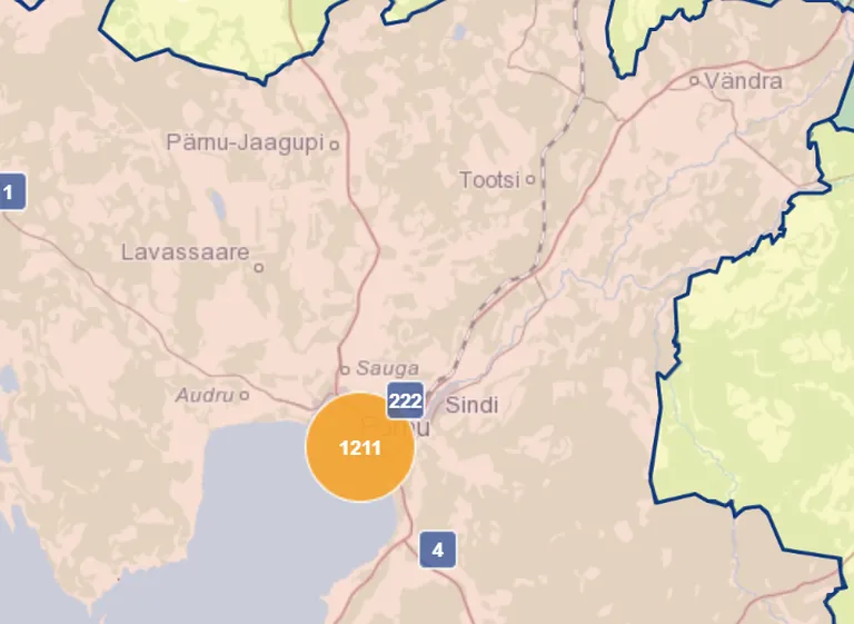 Kella 12.30 ajal oli Pärnus elektrita üle 1000 majapidamise.