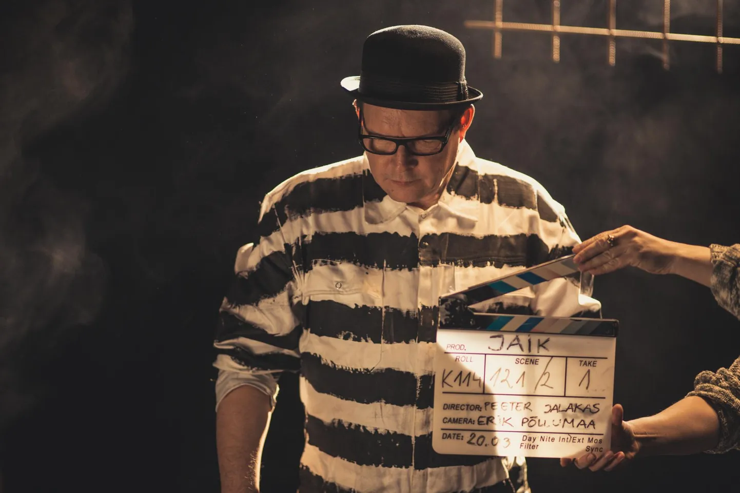 Peeter Jalakas Von Krahli teatri mammutprojekti «Jaik» võttel. FOTO: Kristiina Praks
