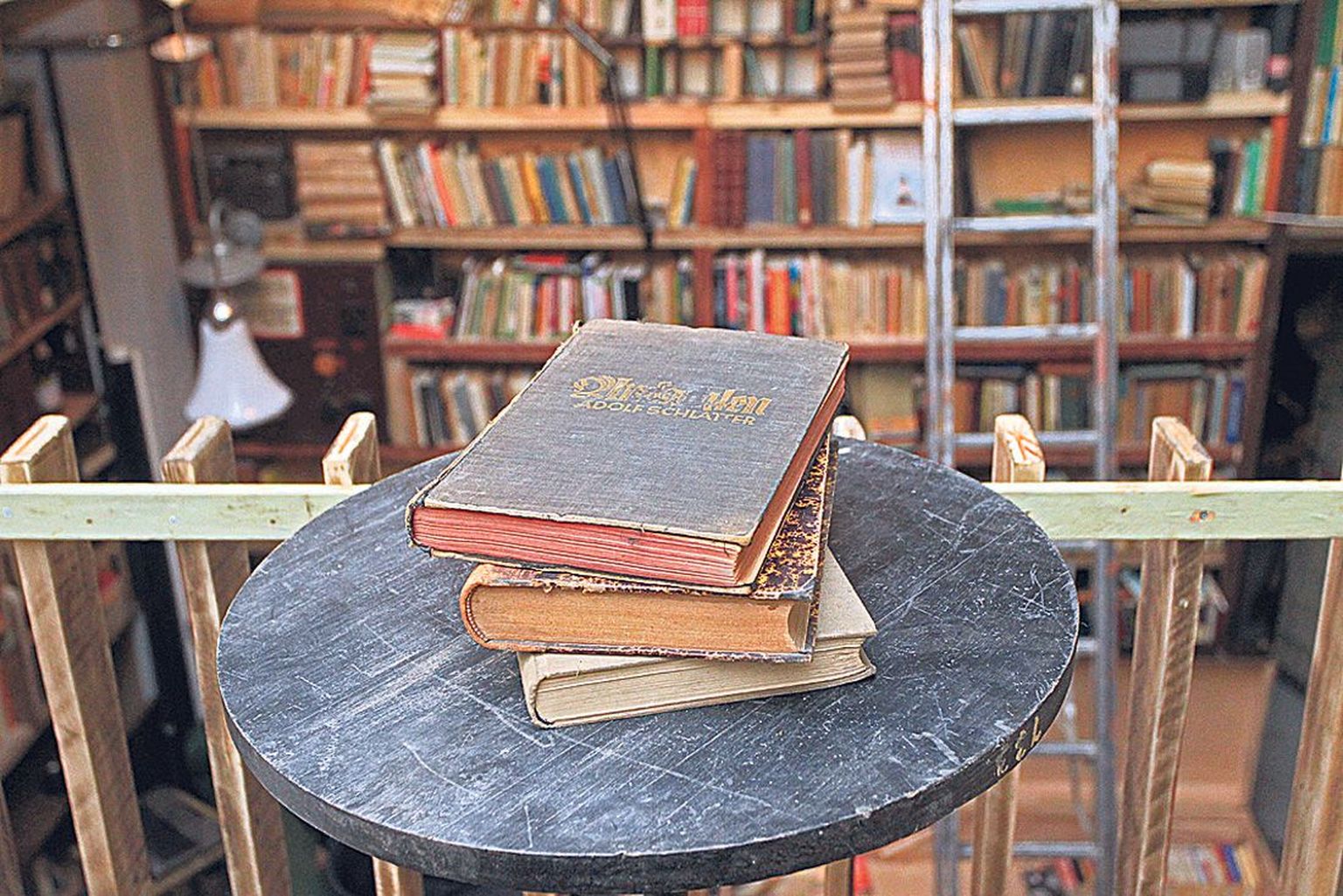 Raamatukaupluses Fahrenheit, kus mõnegi külastaja arvates vanade raamatute tõttu aeg seisatab, tekib mõnus stressivaba tunne.